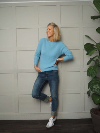 Beela Soft Crew Neck Jumper, Alpaca/Wool Mix, Best Seller - 20 Colours