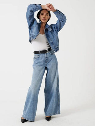 Bay Wide Leg Jeans by Seventy Mochi - Ecru, Weekender