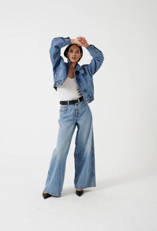 Bay Wide Leg Jeans by Seventy Mochi - Ecru, Weekender