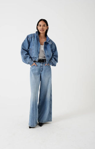 Bay Wide Leg Jeans by Seventy Mochi - Ecru, Weekender