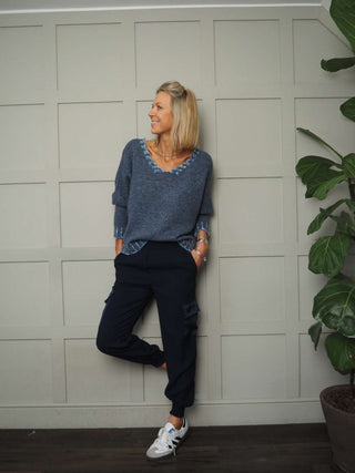 Jeremiah Satin Pocket Cargo Trousers - 5 Colours