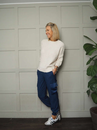 Jeremiah Satin Pocket Cargo Trousers - 5 Colours