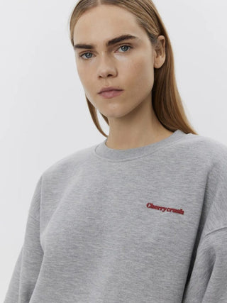 Elis Oversized ‘Cherry Crush’ Sweatshirt by Sofie Schnoor - Grey
