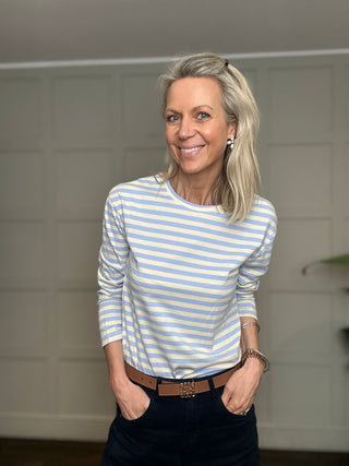 Harriet Long Sleeve Stripe T Shirt - 7 Colour ways