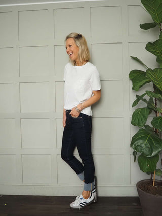 Soho Distressed Relaxed Fit Denim Jeans, Best Seller - Dark Indigo, Denim Blue, Ecru, Grey