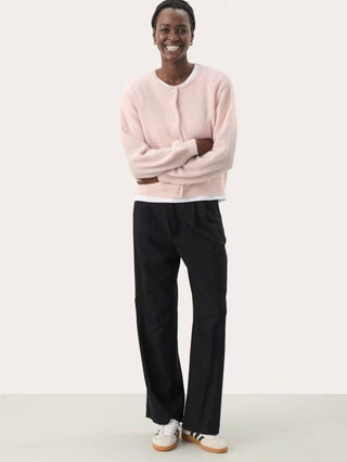 Ninell Mohair Mix Cardigan by Part Two - Baby Blue, Baby Pink