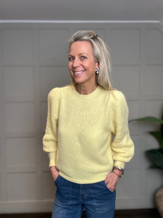 Padam Super Soft, Puff Shoulder Round Neck Jumper, Best Seller - 14 Colours