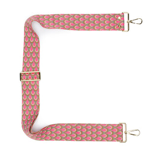 Crossbody Strap - Aztec Orange, Black Dogtooth, Orange/White, Peach Sparkle, Peacock Pink
