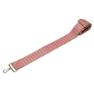 Crossbody Strap - Aztec Orange, Black Dogtooth, Orange/White, Peach Sparkle, Peacock Pink