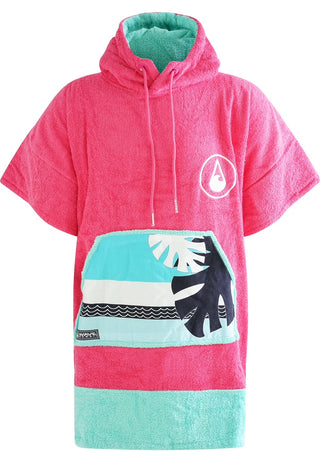 Beach Poncho - Pink Wave