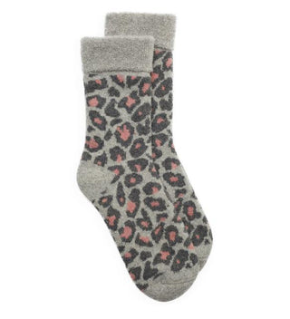 Slipper Socks Leopard - Pink